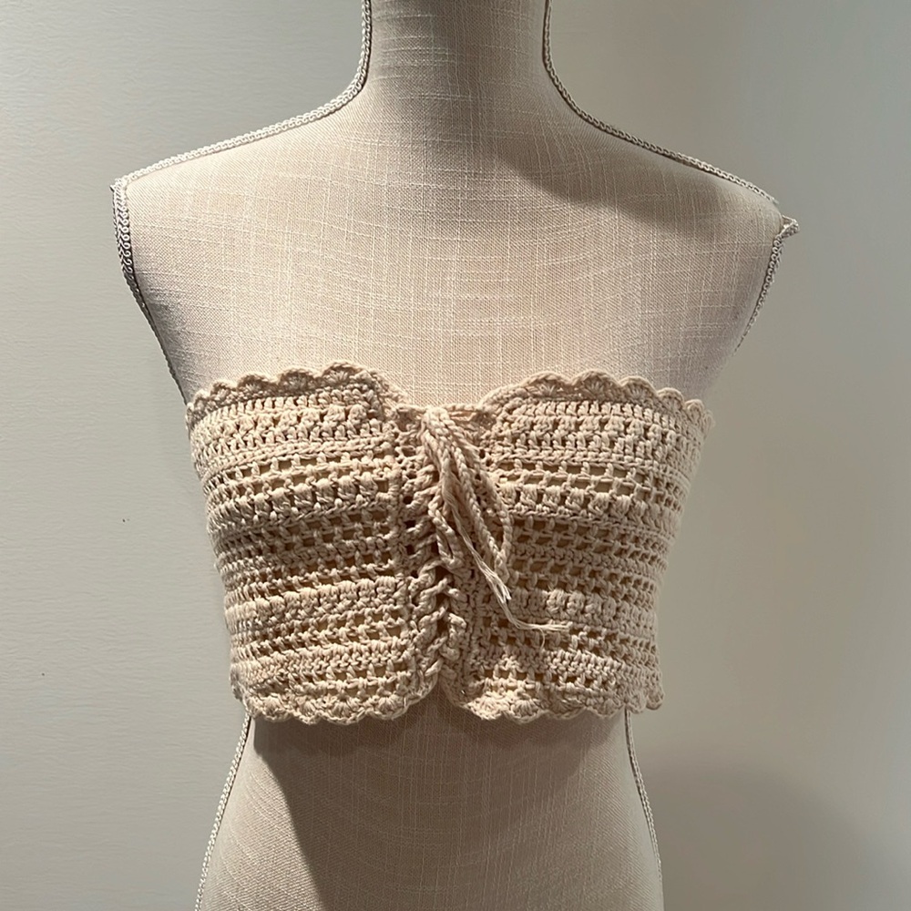 Urban Outfitters crocheted bandeau top